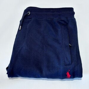 Polo Ralph Lauren Sweat Pants Youth Large Joggers Navy‎ Drawstring Like N…